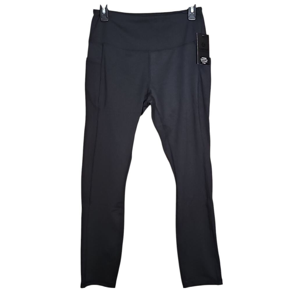 Legend Black Large Women's Leggings Pockets